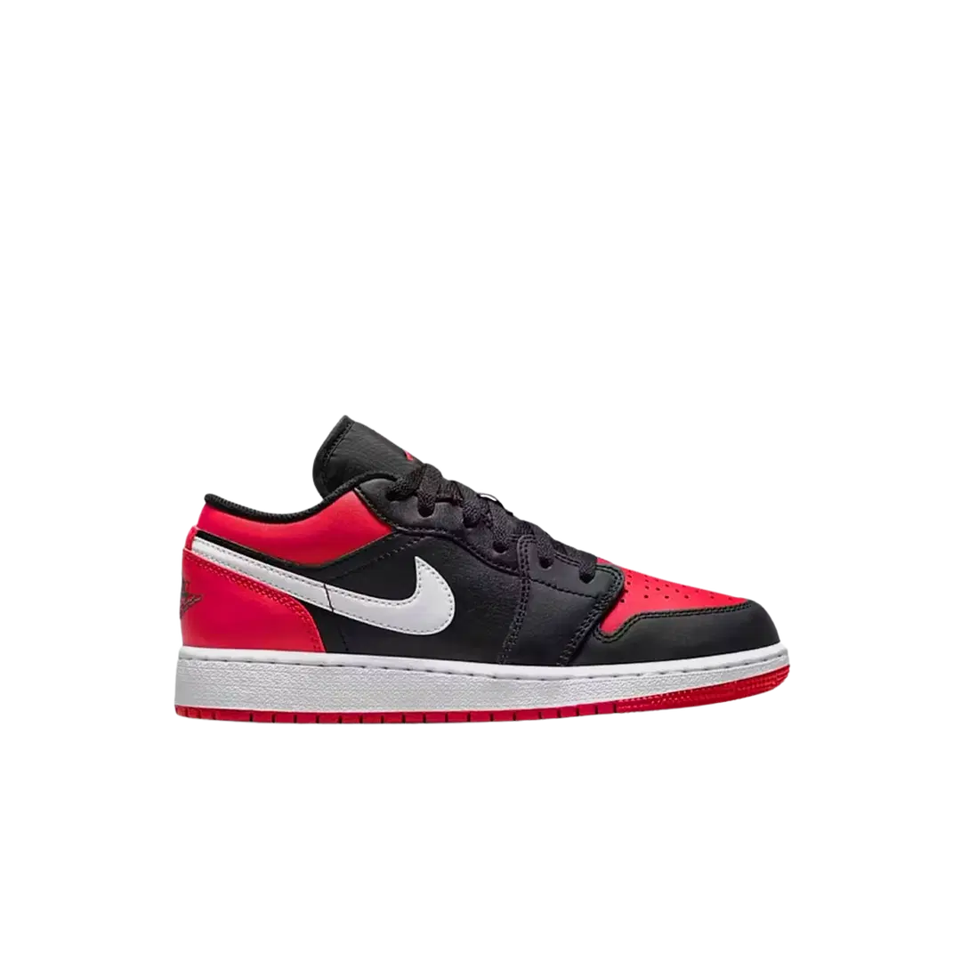 Jordan (GS) Jordan 1 Low Alternate Bred Toe Black Gym Red