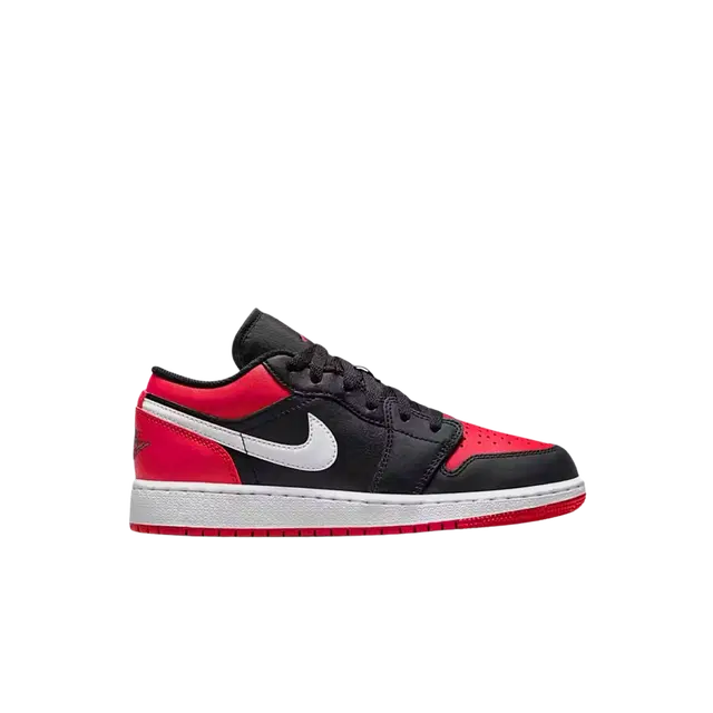 Jordan (GS) Jordan 1 Low Alternate Bred Toe Black Gym Red - view 1