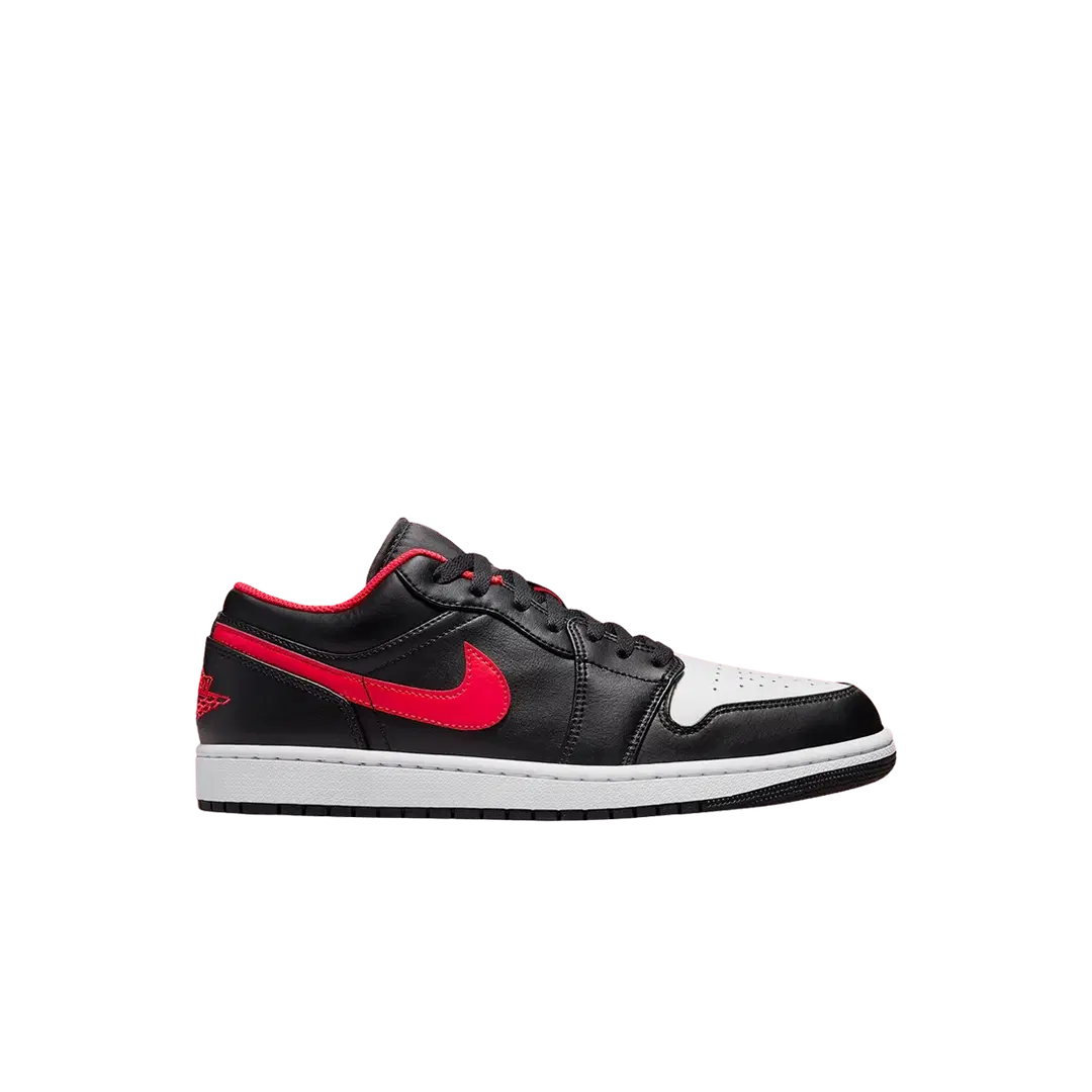 Jordan (GS) Jordan 1 Low Black Fire Red