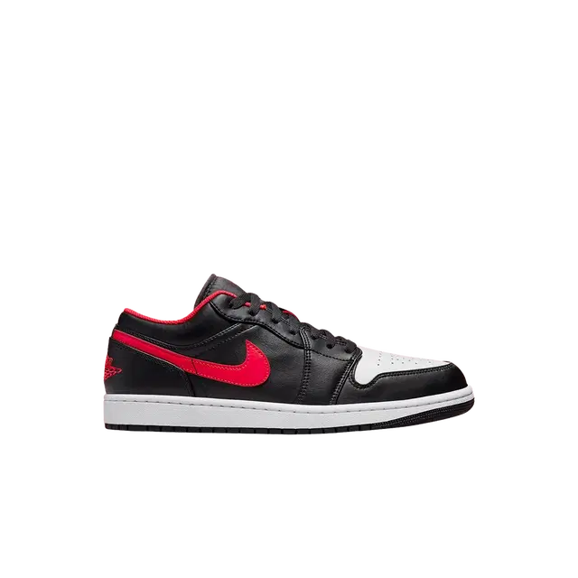 Jordan (GS) Jordan 1 Low Black Fire Red - view 1