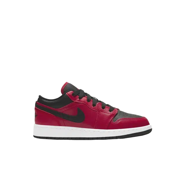 Jordan Jordan 1 Low Gym Red Black Pebbled (GS) - view 1