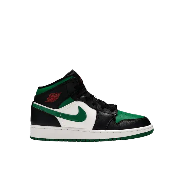 Jordan (GS) Jordan 1 Mid Black Pine Green - view 2