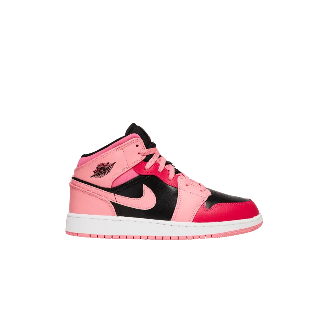Jordan (GS) Jordan 1 Mid Coral Chalk