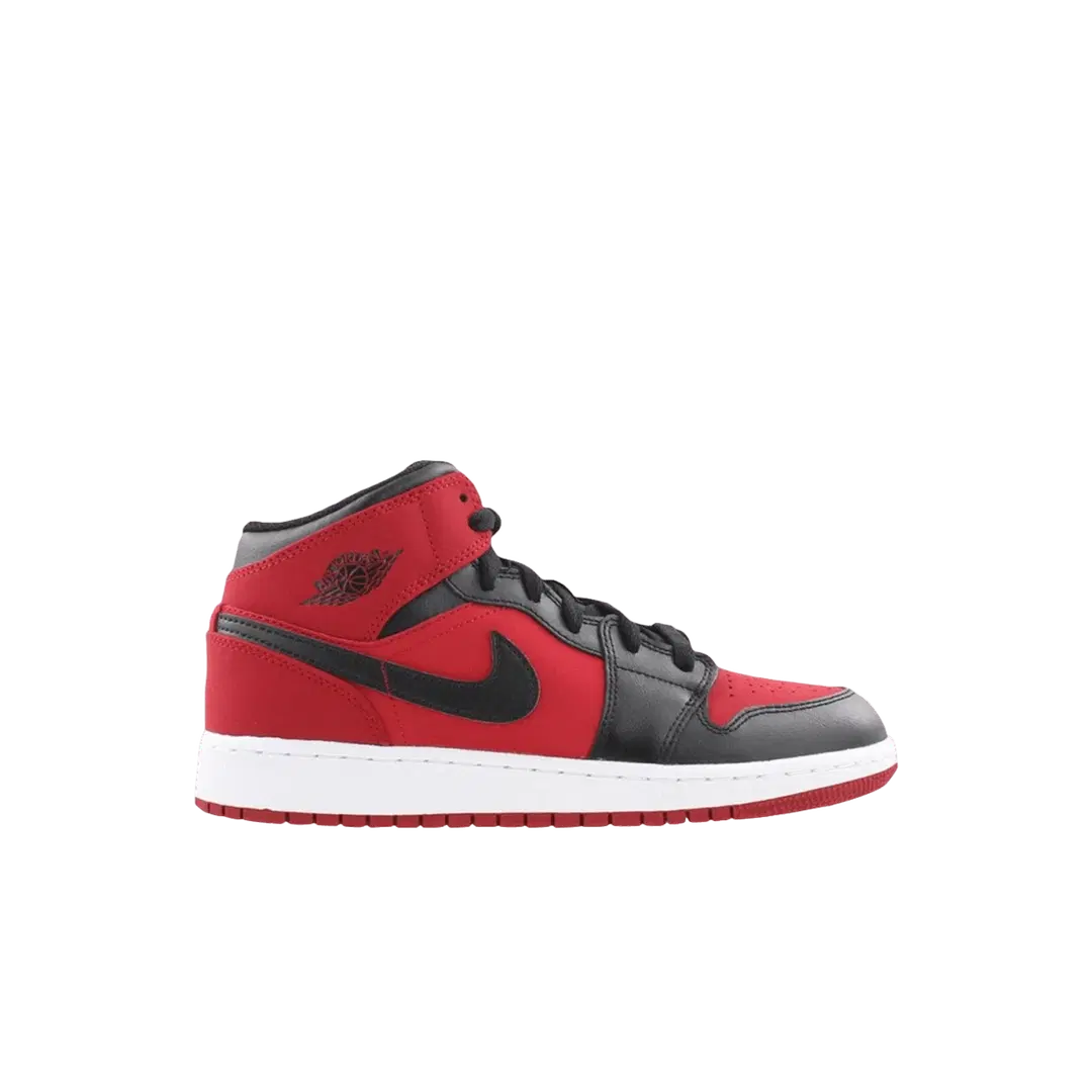 Jordan (GS) Jordan 1 Mid Gym Red Black