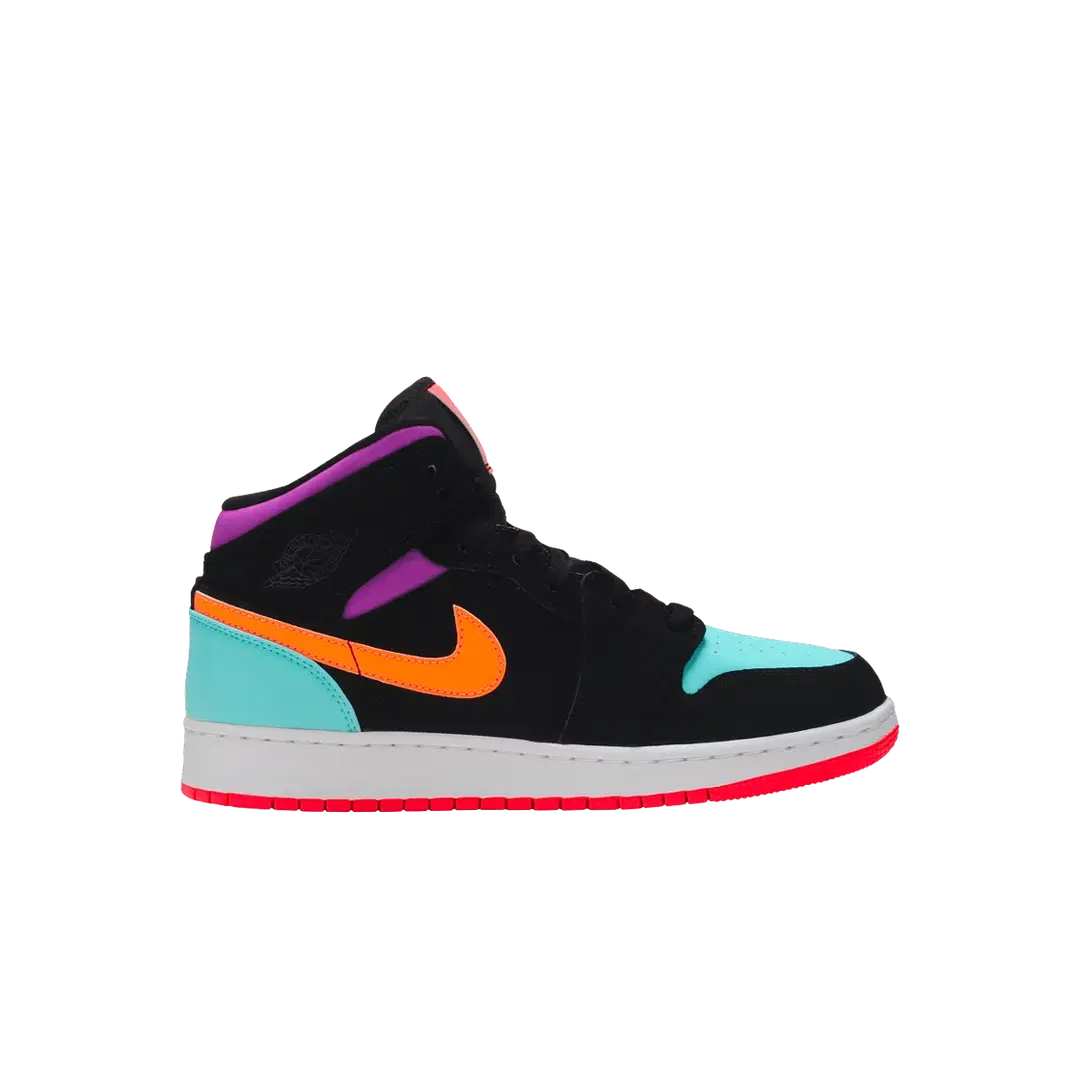 Jordan (GS) Jordan 1 Mid Multi-Color