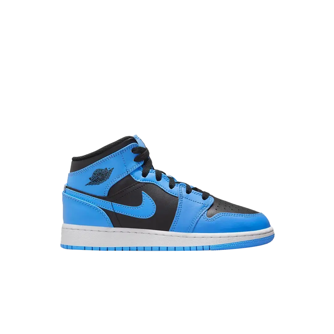 Jordan Jordan 1 Mid University Blue Black (GS)