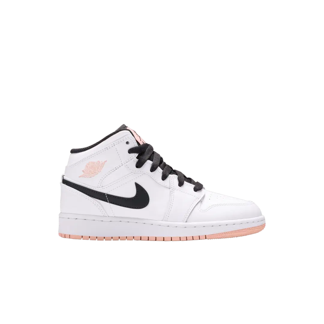 Jordan (GS) Jordan 1 Mid White Arctic Orange