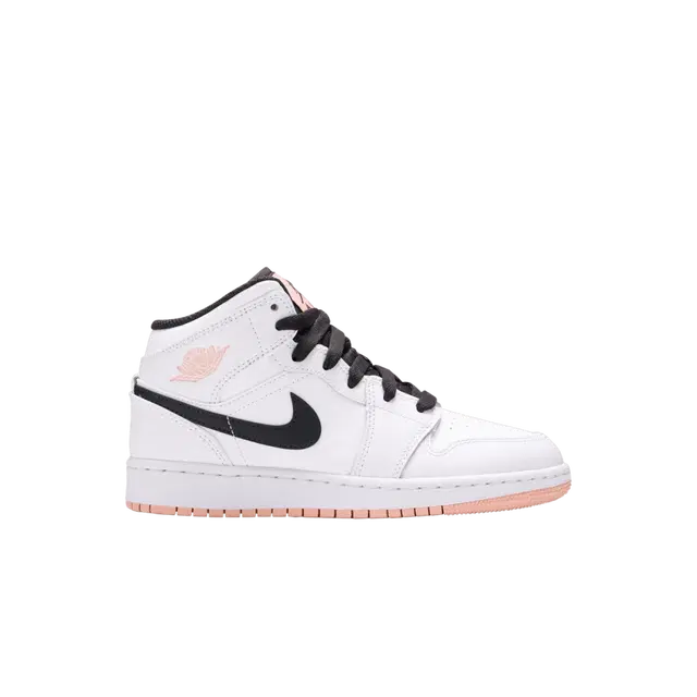 Jordan (GS) Jordan 1 Mid White Arctic Orange - view 2