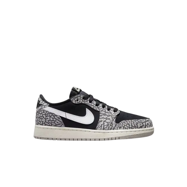 Jordan (GS) Jordan 1 Retro Low OG Black Cement - view 1