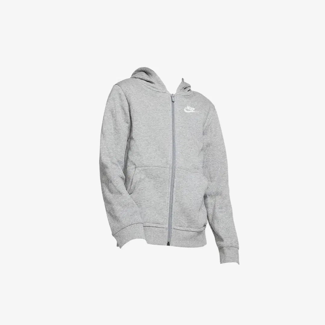 Nike (Kids) Nike NSW Club Full-Zip Hoodie Carbon Heather