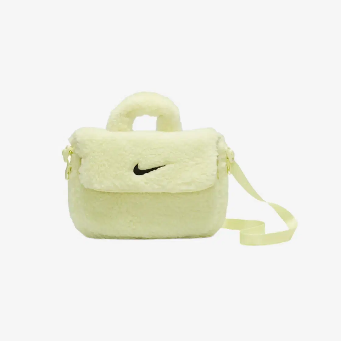 Nike (Kids) Nike NSW Faux Fur Crossbody Bag Neon