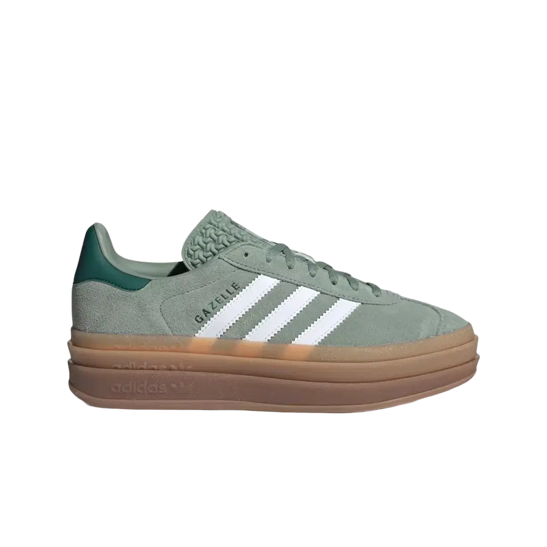 adidas adidas Gazelle Bold Silver Green Gum (Womens)
