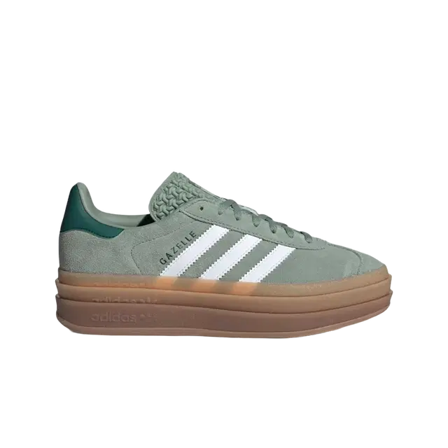 adidas adidas Gazelle Bold Silver Green Gum (Womens) - view 1