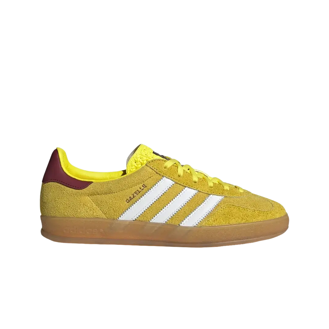 adidas adidas Gazelle Indoor Bright Yellow Collegiate Burgundy (Women's)