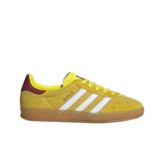 adidas adidas Gazelle Indoor Bright Yellow Collegiate Burgundy (Women's) - view 2