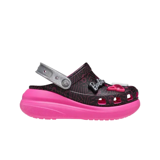Crocs (W) Crocs x Barbie Classic Crush Clog Black Pink - view 1