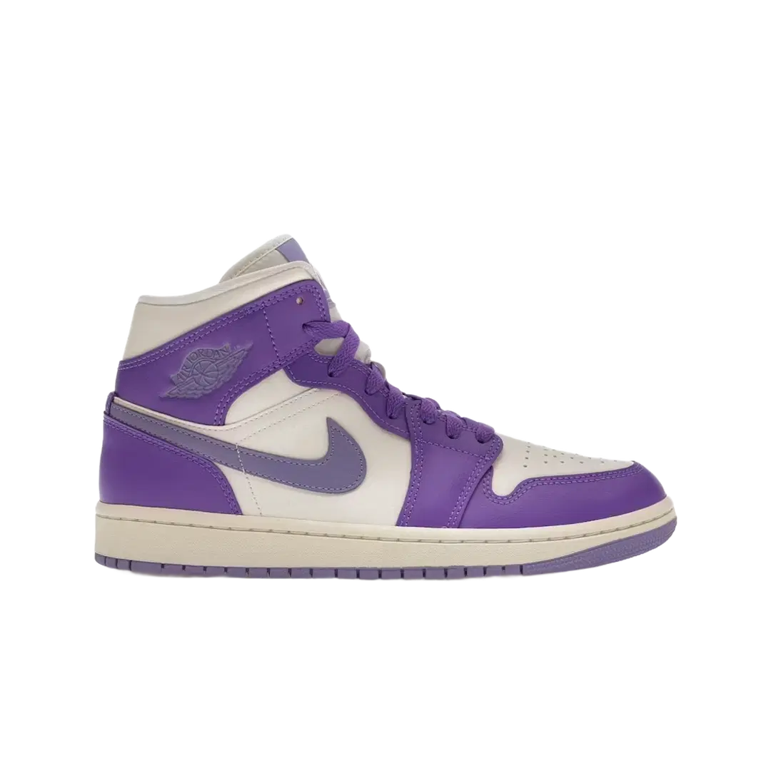 Jordan (W) Jordan 1 Mid Action Grape Sky J Light Purple