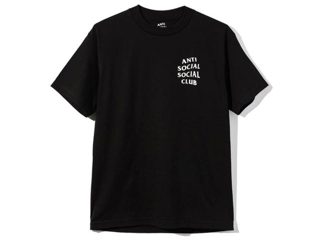 Anti Social Social Club Anti Social Social Club Logo 2 Tee (FW19) Black - view 2