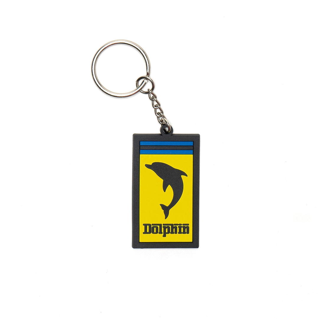 Pink Dolphin DOLPHIN MOTORSPORTS KEY CHAIN Black