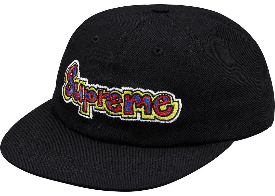 Supreme Supreme Gonz Logo 6-Panel Black
