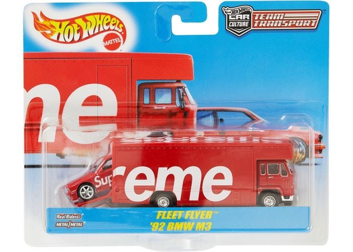 Supreme Supreme Hot Wheels Fleet Flyer + 1992 BMW M3 Red