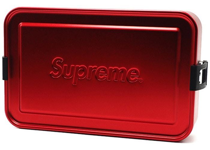 Supreme Supreme SIGG Large Metal Box Plus Red