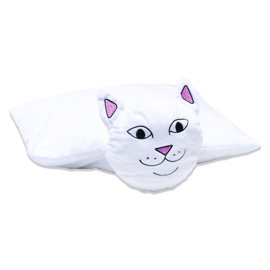 RipNDip Lord Nermal Pillow Pet White