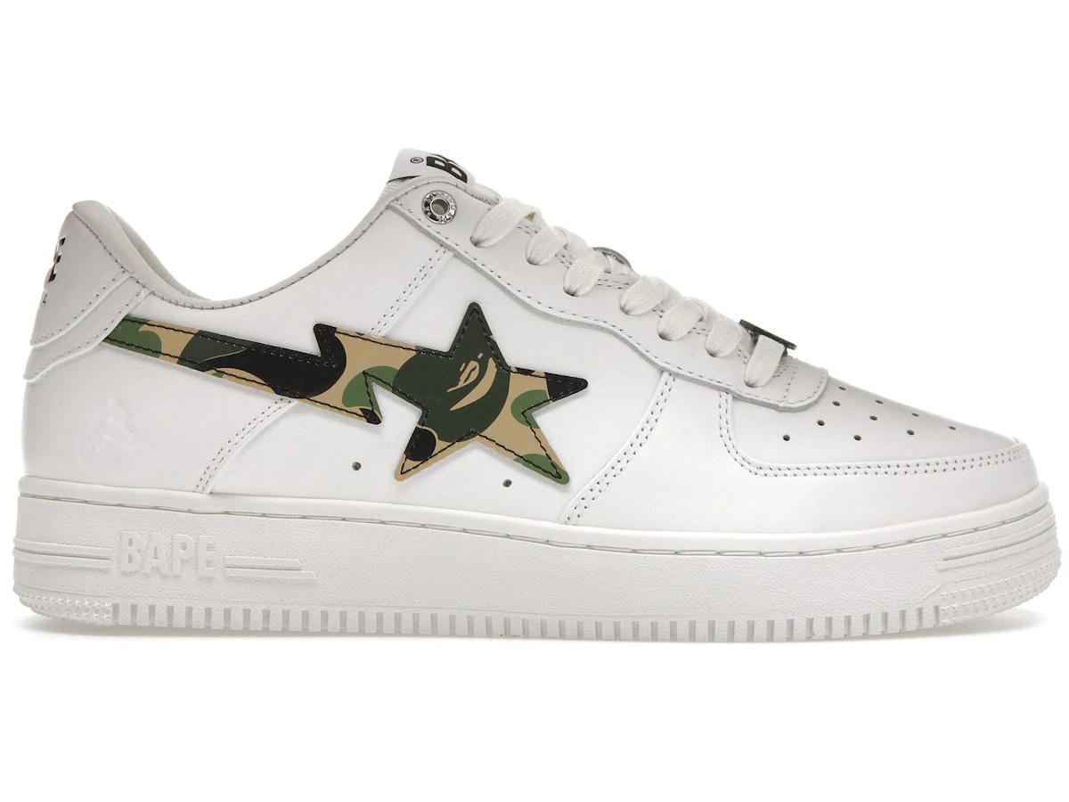 Bape A Bathing Ape Bape Sta Low ABC Camo White Green (2022)