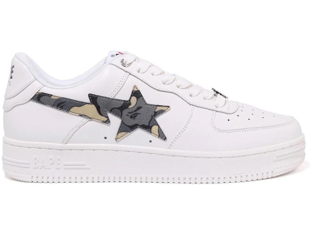 Bape A Bathing Ape Bape Sta White Multi Camo Bape US Exclusive