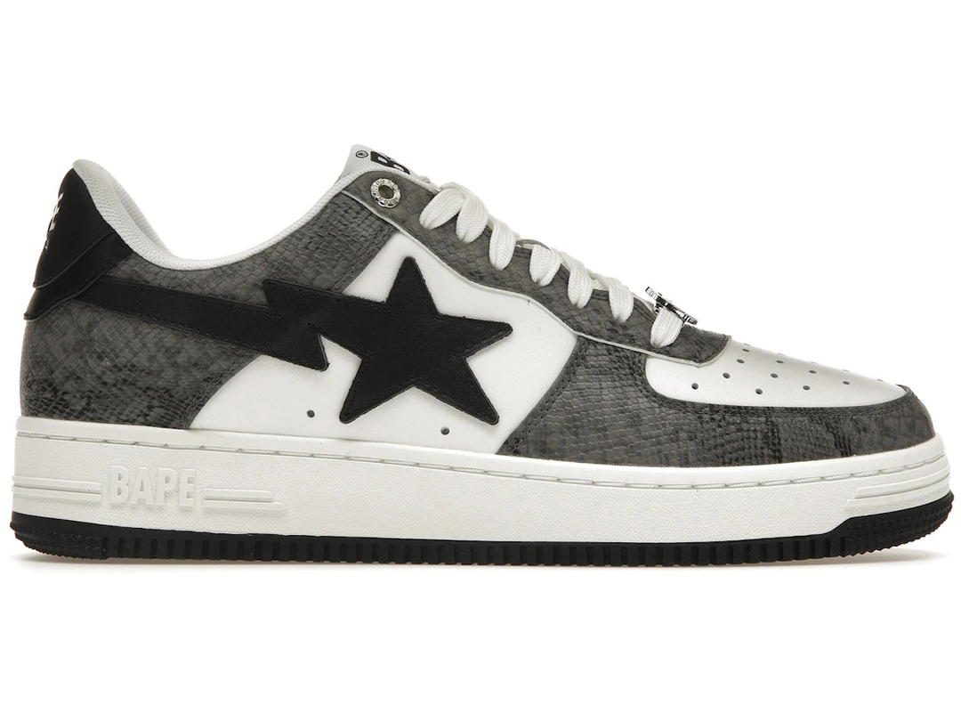 Bape A Bathing Ape Bape Sta Snake Skin Black