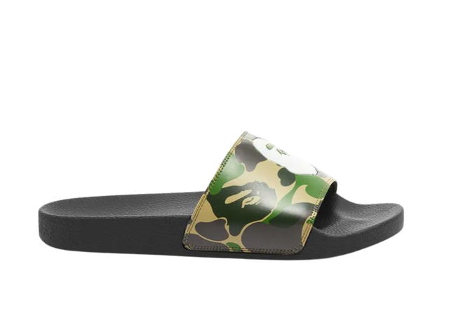 Bape Bape ABC Camo Slide Sandal Green - view 1