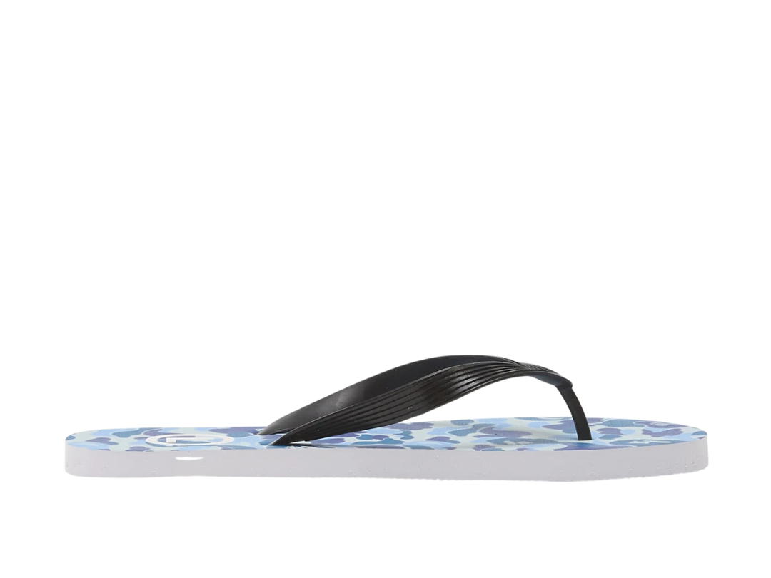 Bape Bape Abc Camo Beach Sandals Blue