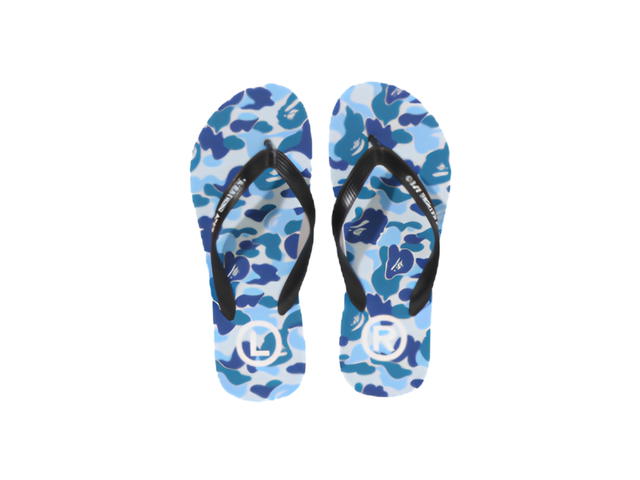 Bape Bape Abc Camo Beach Sandals Blue - view 3
