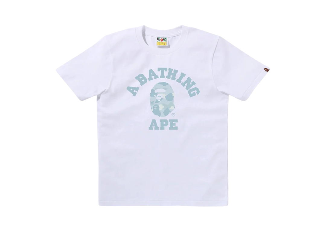Bape Bape Pastel Color Camo College T-shirt White (W)