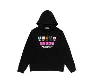 Buy A Bathing Ape x aespa Baby Milo Pullover Hoodie Black at Sasom – Authentic and Ready to Ship