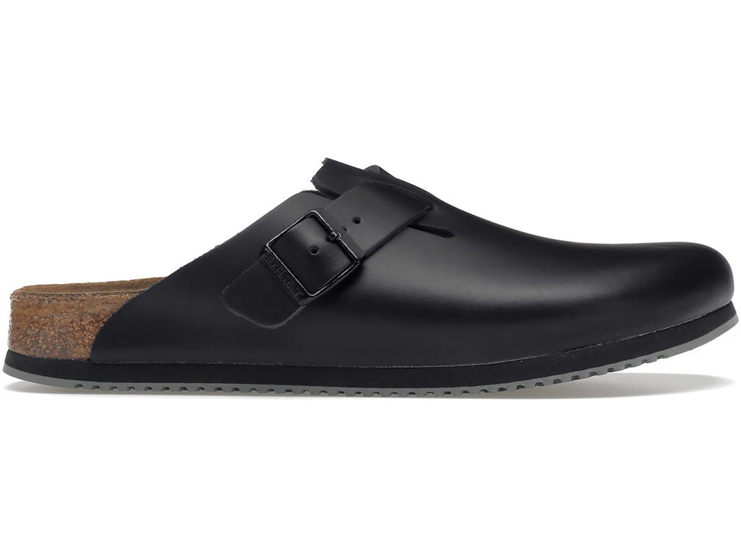 Birkenstock Birkenstock Boston Super Grip Leather Black