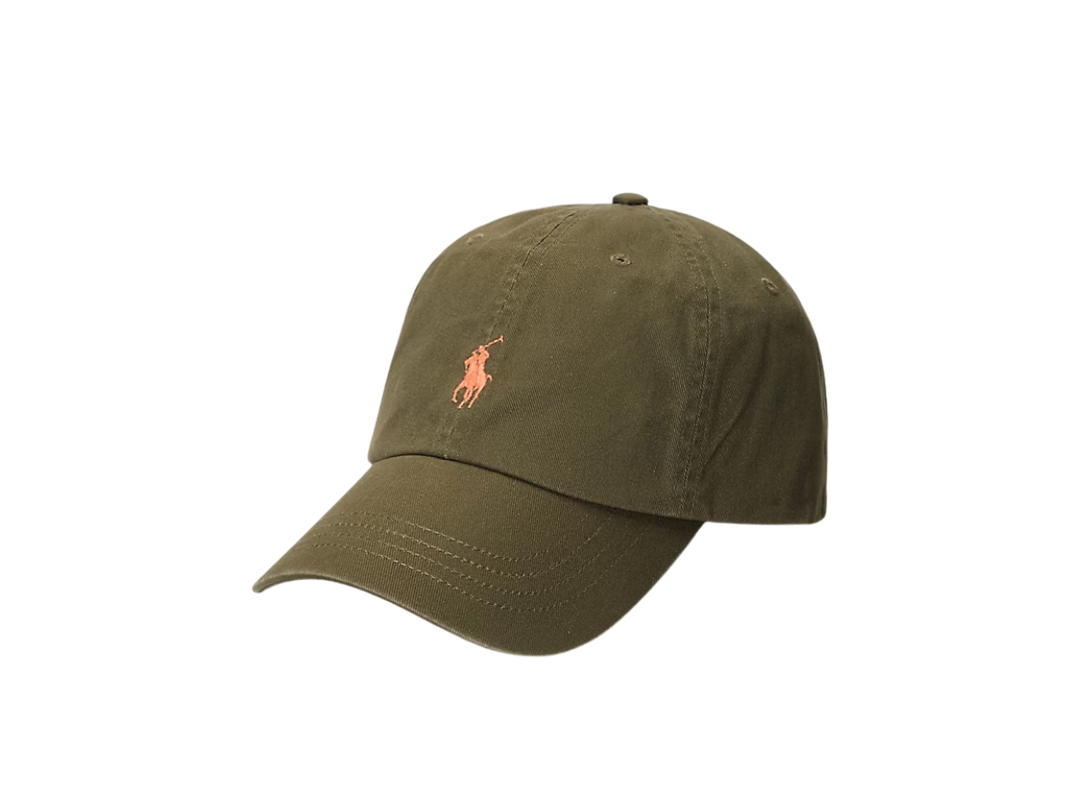 Polo Ralph Lauren Polo Ralph Lauren The Iconic Cotton Chino Ball Cap Canopy Olive