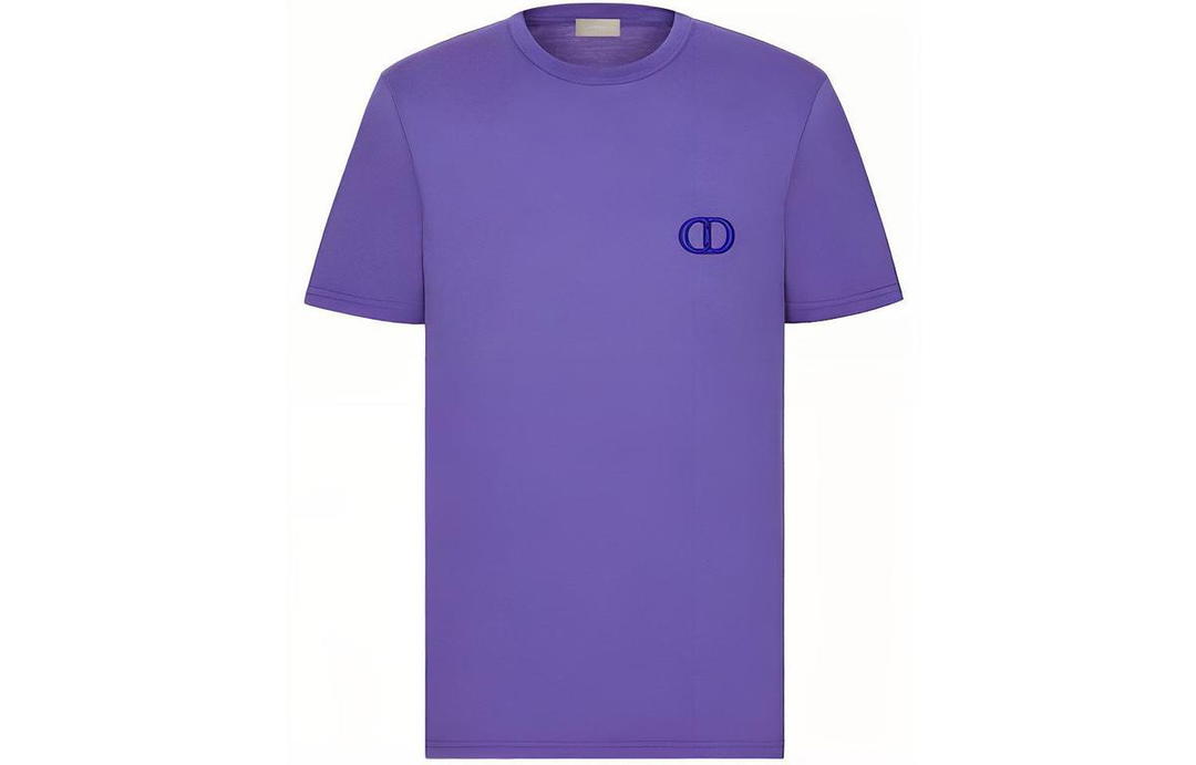 Dior Dior Quarterly New Products T-Shirts Men Purple