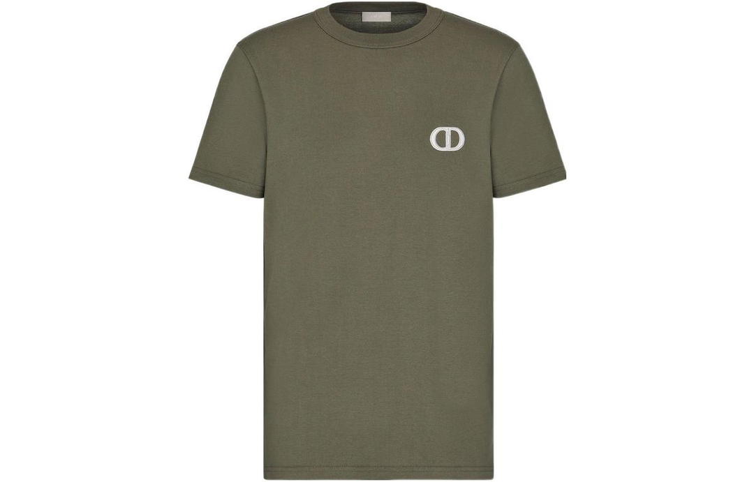 Dior Dior Quarterly New Products SS23 Regular T Shirt Men's Olive