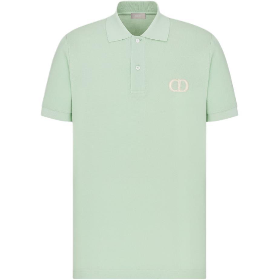 Dior Dior FW24 Polo Shirt Men's Light Green