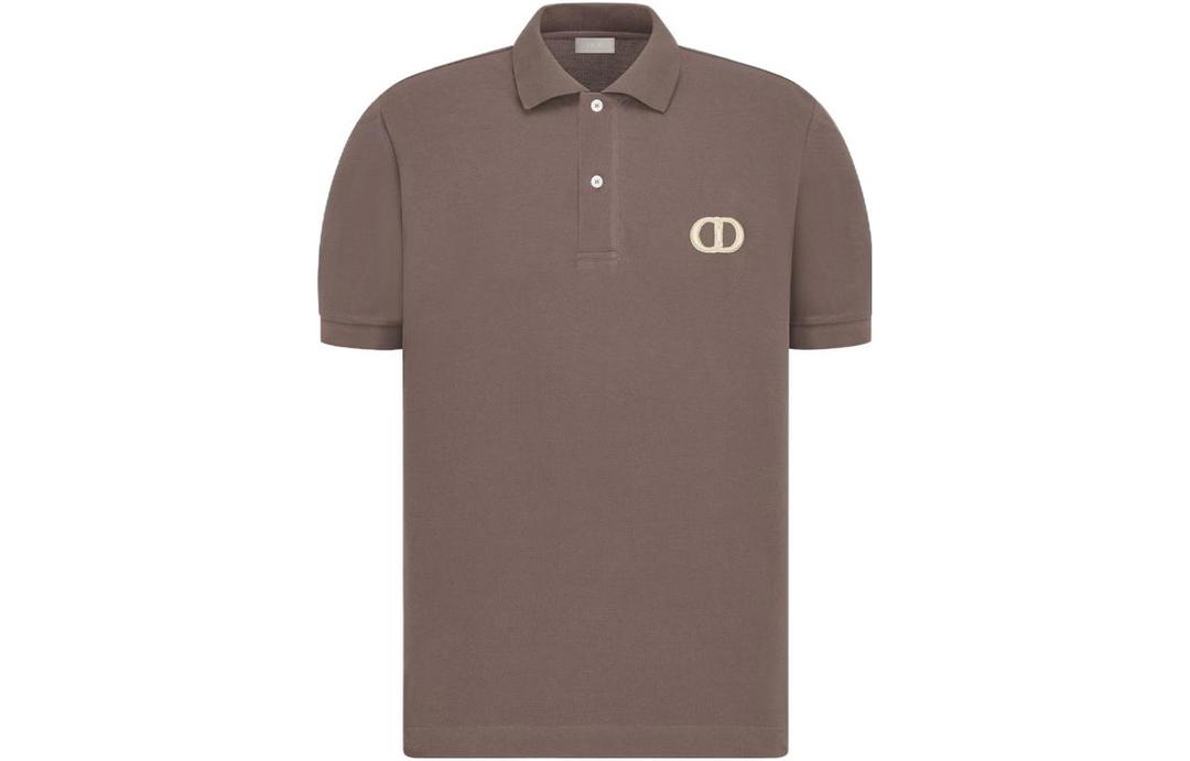 Dior Dior Polo Shirts Men Brown