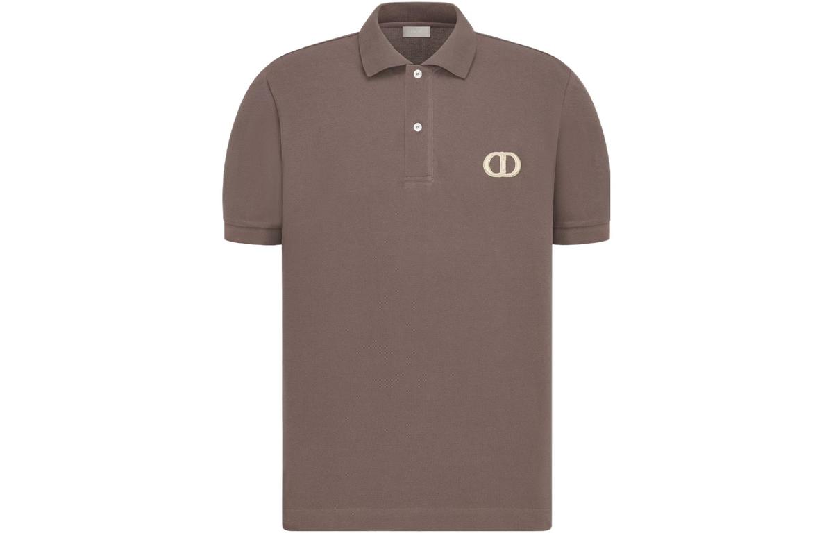 Dior Dior Polo Shirts Men Brown