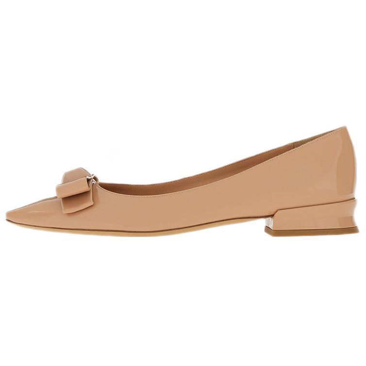 Ferragamo FERRAGAMO Vara Flat Shoes Women's Brown