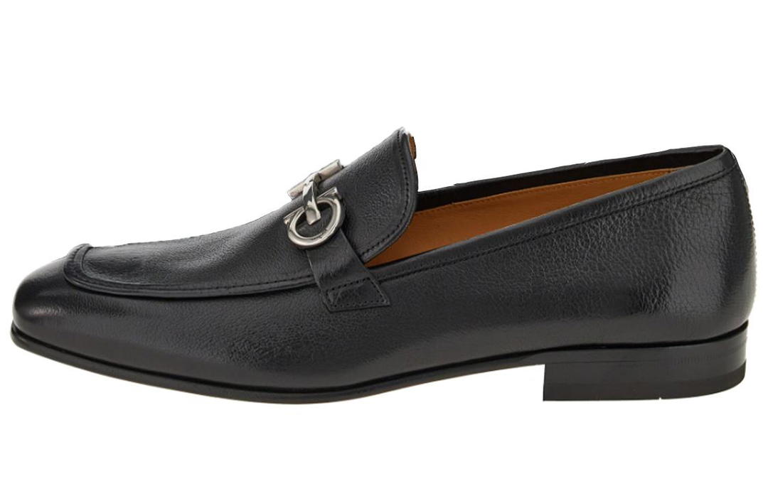Ferragamo FERRAGAMO GANCINI Men's Casual Shoes Men's Black