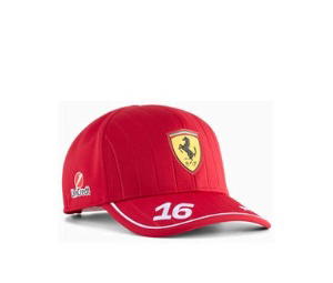 Buy Puma Scuderia Ferrari HP Leclerc Baseball Cap 2025 Replica Dark Cherry at Sasom – Authentic and Ready to Ship
