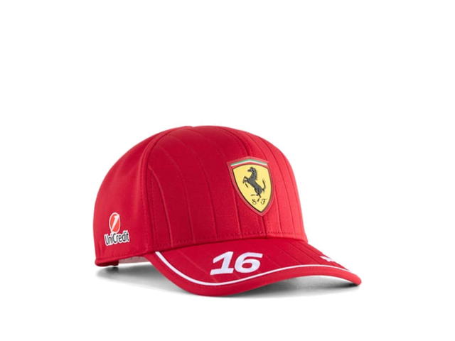 Puma Puma Scuderia Ferrari HP Leclerc Baseball Cap 2025 Replica Dark Cherry - view 1