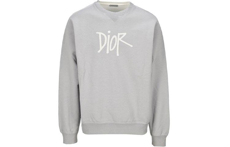 Dior Dior Quarterly New Products Sweatshirts Men Gray