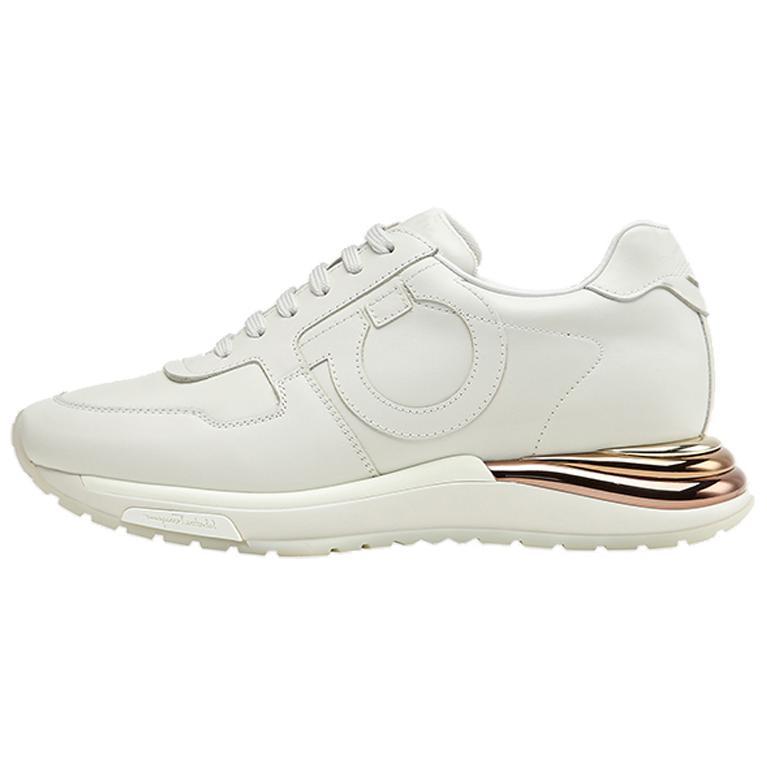 Ferragamo FERRAGAMO Brooklyn Low Top Casual Shoes Women's White