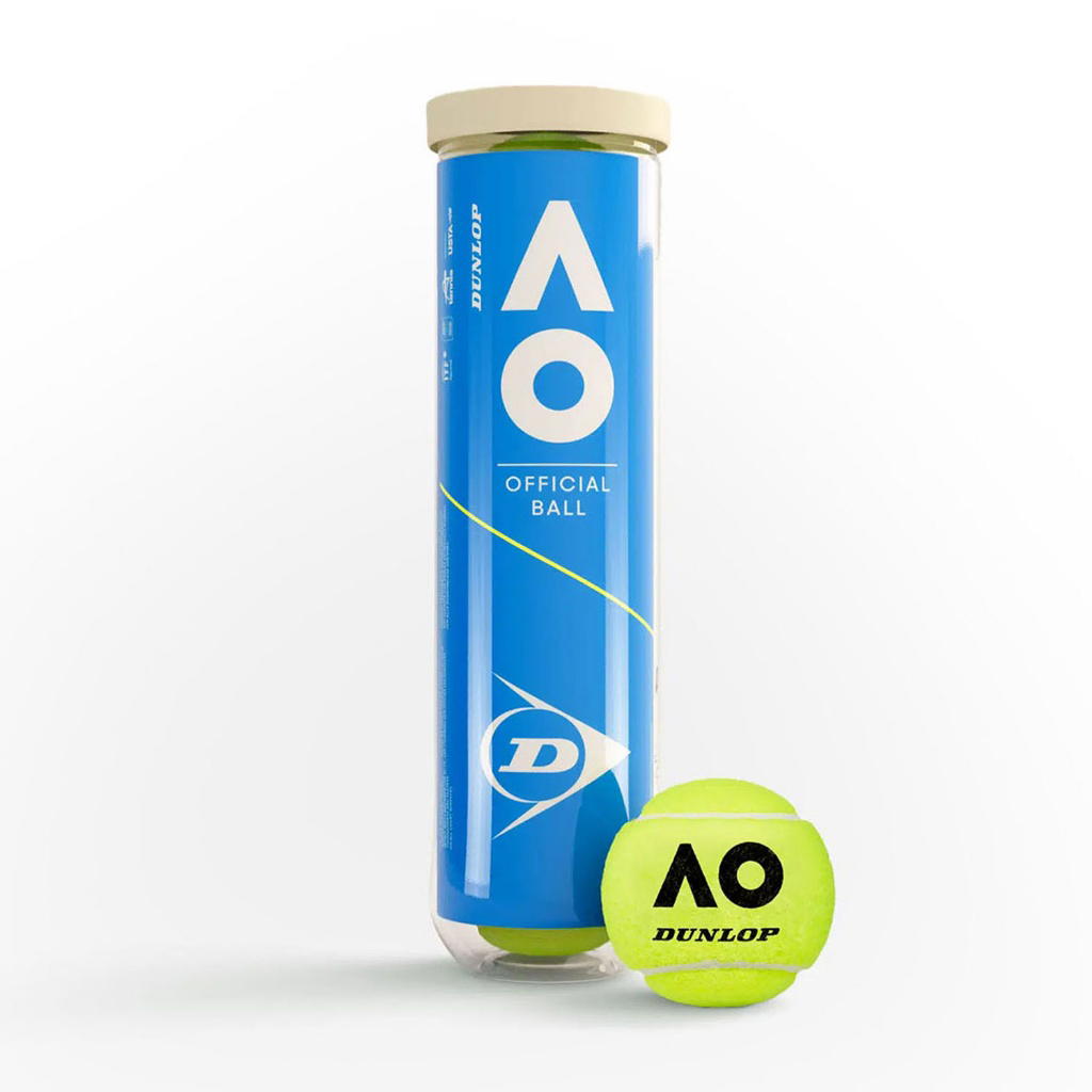 Dunlop Dunlop Australian Open Tennis Balls Can Sky Blue Gold