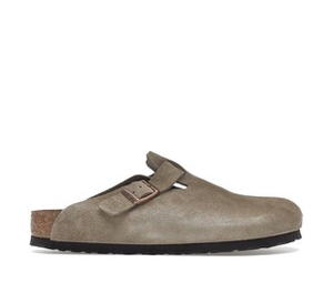 Buy Birkenstock Boston Soft Footbed Suede Taupe at Sasom – Authentic and Ready to Ship